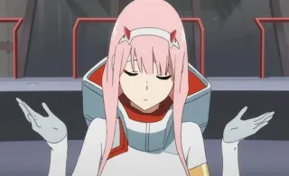 Darling in the FranXX telegram stickers