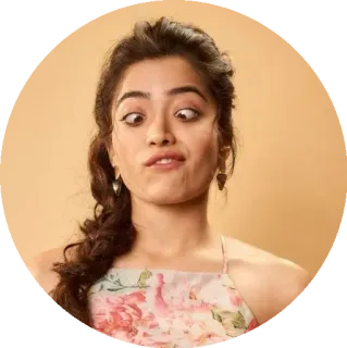 🥴 drôle de tête, bigleux, femme, portrait, humour telegram sticker