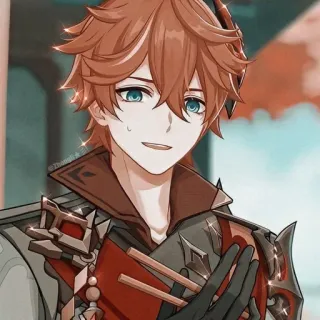 ✨ Tartaglia Genshin Impact Anime, Jeu vidéo, Personnage, Genshin Impact, Tartaglia whatsapp sticker