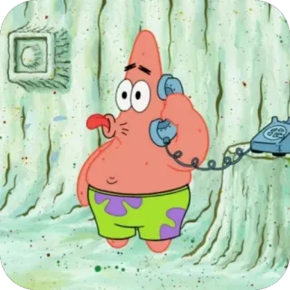 🫥 Patrick Star SpongeBob SquarePants telegram sticker