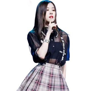 🤐 wanita, gadis, orang, k-pop, mawar, penyanyi, selebriti telegram sticker