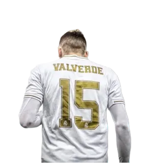 🤍 VALVERDE
15 fútbol, fútbol, jugador, número 15, Valverde whatsapp sticker