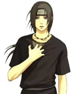 💔 Itachi Uchiha Naruto 动漫, 宇智波, 忍者, 鼬, 万花筒 telegram sticker