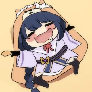 🤤 Anime, Chibi, Słodkie, Kreskówka, Manga, Postać telegram sticker