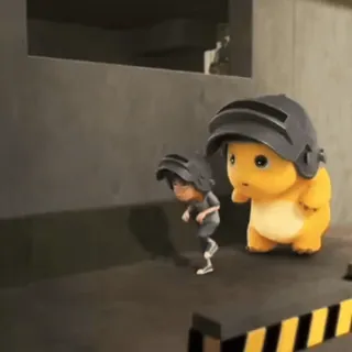 🤫 PUBG PUBG, helmet, character, monster whatsapp sticker