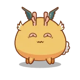 😏 animal, criatura, monstro, fofo, desenho animado telegram sticker