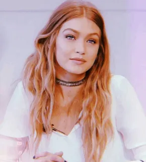🍸 Gigi Hadid Mannequin, Célébrité, Portrait, Femme, Mode telegram sticker