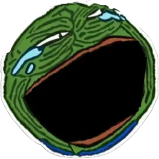 😂 Pepe the Frog 페페 더 프로그, 밈, 인터넷 밈, 개구리 telegram sticker