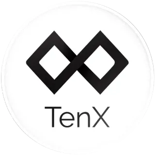 ⚪️ TenX finance, investment, cryptocurrency, payment, digital wallet telegram sticker
