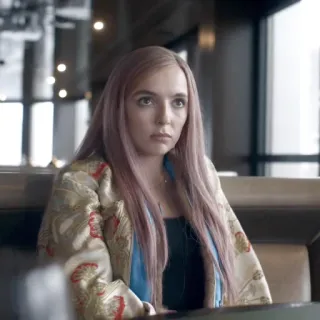 🌙 Villanelle Killing Eve Villanelle, Killing Eve, Jodie Comer, Auftragskillerin, TV Serie telegram sticker