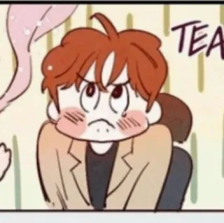 ⛲️ TEA kartun, amarah, kesal, teh telegram sticker