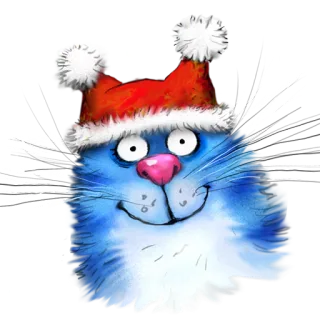 🎄 gatto, natale, inverno, animale, cartone animato, divertente, carino telegram sticker