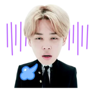 🤧 Jimin kpop, cantante, artista, jimin, bts telegram sticker