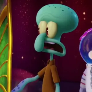 🐙 Squidward cartoon, spongebob, squidward, character, nickelodeon telegram sticker