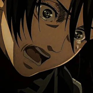 ❕ Mikasa Ackerman Attack on Titan 动漫, 进击的巨人, 三笠, 漫画, 生气, 害怕 telegram sticker
