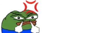🤬 Pepe the Frog meme, pepe, frog, angry telegram sticker