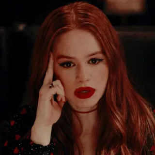 👀 woman, portrait, red hair, beauty, fashion telegram sticker