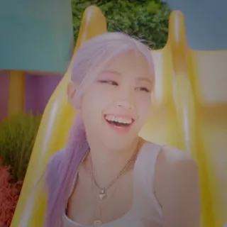 🍰 Rose kpop, sängerin, rose, blackpink, promi, frau, lächeln telegram sticker