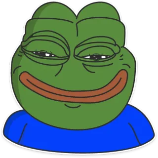 😏 Pepe the Frog pepe, frog, meme, internet telegram sticker