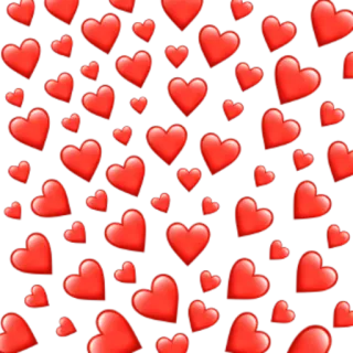 ❤️ herzen, liebe, romantik, valentinstag, rot, muster whatsapp sticker