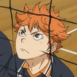 ☀️ Hinata Shoyo Haikyuu!! Hinata Shoyo, anime, volleyball, character, Haikyuu!!, manga telegram sticker