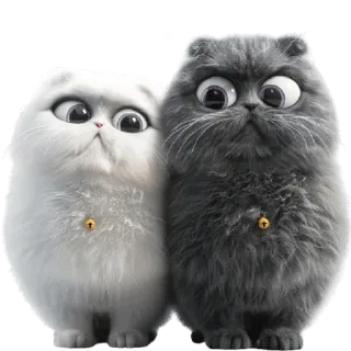 Парные котейки @Nyasticks2 telegram stickers