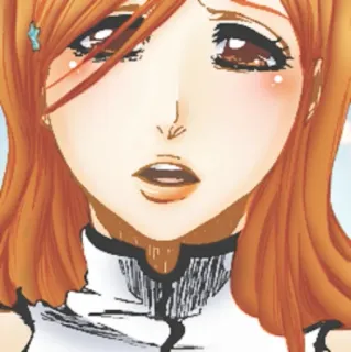 ⚔ Orihime Inoue Bleach Anime, Dziewczyna, Słodkie, Orihime, Manga telegram sticker