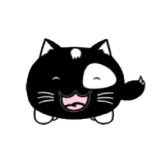 😄 gato, kawaii, lindo, pegatina, animal telegram sticker