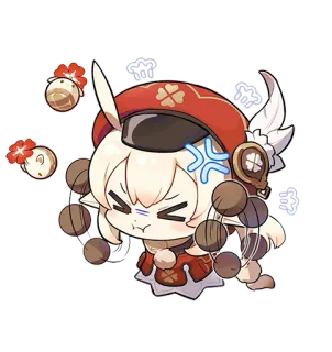 😭 Klee Genshin Impact アニメ, ゲーム, 原神, クレー, 可愛い, ちび telegram sticker