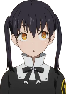😲 Maki Oze Fire Force アニメ, 炎炎ノ消防隊, 茉希尾瀬, キャラクター, 女性 telegram sticker