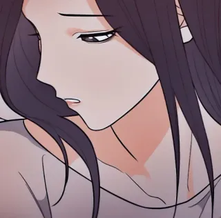 🫐 woman, anime, cartoon, sad telegram sticker