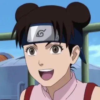 😁 Tenten Naruto Anime, Ninja, Ragazza, Maestro d'armi telegram sticker