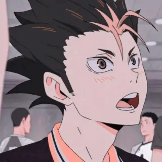 🎭 Yu Nishinoya Haikyuu!! anime, haikyuu, nishinoya, volleyball, character telegram sticker