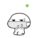 🖕 dito medio, offensivo, cartone animato, arrabbiato, personaggio telegram sticker