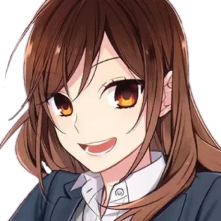 😃 Hori Kyouko Horimiya Anime, Horimiya, Kyouko Hori, Escola, Mangá telegram sticker