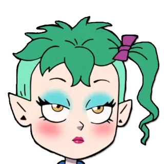 💄 Amity Blight The Owl House 만화, 애니메이션, 캐릭터, 마법, 마녀, 소녀, 아울 하우스 telegram sticker