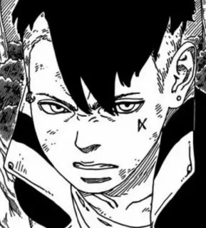 🛸 Kawaki Boruto Anime, Manga, Personaggio, Kawaki, Boruto, Bianco e nero, Serio telegram sticker