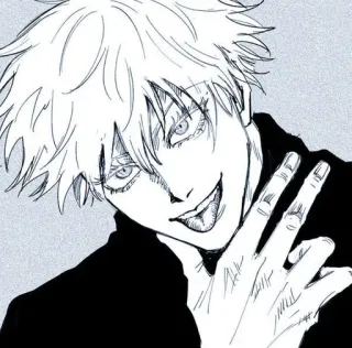 🌟 Gojo Satoru Jujutsu Kaisen アニメ, マンガ, 五条, 悟, 呪術廻戦 telegram sticker