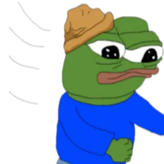 😐 Pepe the Frog ペペ, カエル, ミーム, インターネット, カートゥーン telegram sticker
