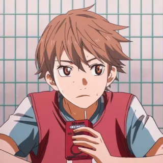 👀 Anime, Chico, Jugo, Personaje, Dibujos animados telegram sticker