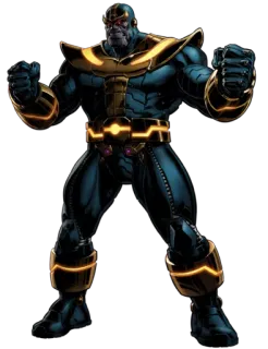 😡 Thanos marvel, bösewicht, superheld, comics, mächtig whatsapp sticker