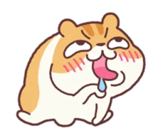 😥 仓鼠, 可爱, 动物, 卡通 telegram sticker