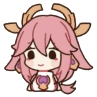 🙂 Yae Miko Genshin Impact anime, game, genshin impact, yae miko telegram sticker