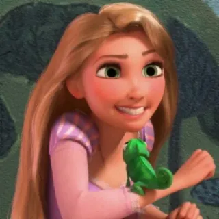 🌻 Rapunzel Tangled disney, putri, kartun, film, animasi telegram sticker