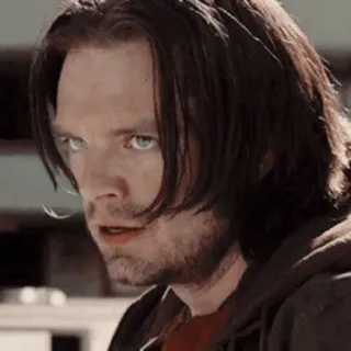 😐 Bucky Barnes Баки Барнс, Зимний Солдат, Marvel, персонаж, фильм, супергерой telegram sticker
