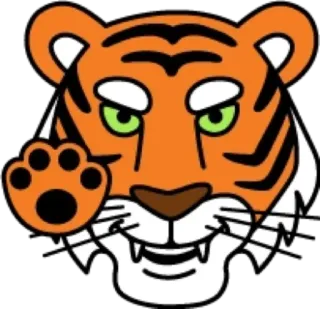 Tiger @stickersb2b whatsapp stickers