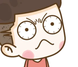 😾 en colère, dessin animé, contrarié, énervé, emoji, expression telegram sticker
