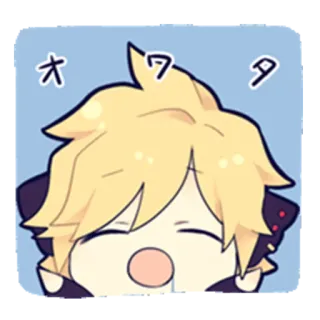 😯 オワタ Anime, Mangá, Fofo, Japonês whatsapp sticker