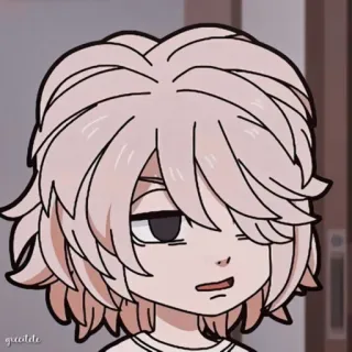 🤨 anime, cartoon, character, portrait whatsapp sticker