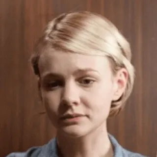 😔 женщина, человек, лицо, блондинка telegram sticker